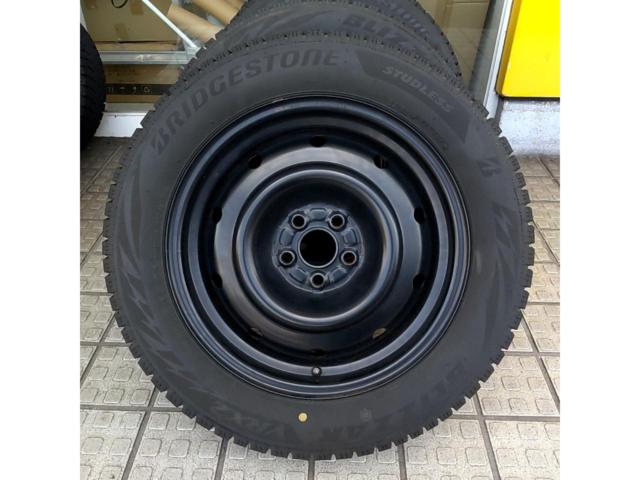 ☆24年製バリ溝!86/BRZに☆【トヨタ純正】86 RCグレード純正スチールホイール+【BRIDGESTONE】BLIZZAK VRX2