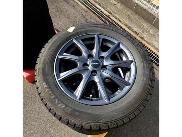 ☆10系シエンタに☆【DUNLOP(ダンロップ)】DUFACT(デュファクト) DT9 ガンメタリック+【DUNLOP】WINTERMAXX WM02