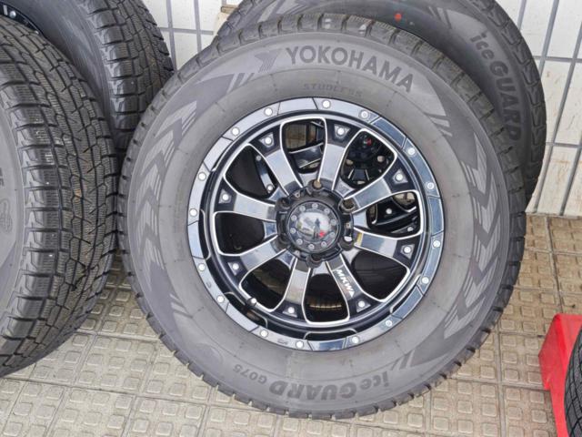 ☆150系プラドや125系ハイラックス,ランドクルーザーFJにも!【TRISTAR INTERNATIONAL】MKW MK-46+【YOKOHAMA】ICEGUARD G075