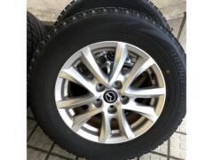 【マツダ純正】マツダ純正 アクセラ/BM系 ツイン5本スポークホイール+【BRIDGESTONE】BLIZZAK VRX