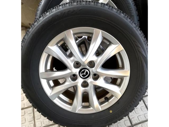 【マツダ純正】マツダ純正 アクセラ/BM系 ツイン5本スポークホイール+【BRIDGESTONE】BLIZZAK VRX