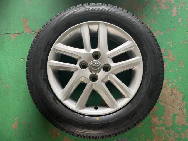 ☆24年製 国産タイヤ!☆【トヨタ純正】カローラフィールダー 純正ホイール  + 【BRIDGESTONE(ブリヂストン)】BLIZZAK VRX2