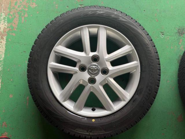 ☆24年製 国産タイヤ!☆【トヨタ純正】カローラフィールダー 純正ホイール  + 【BRIDGESTONE(ブリヂストン)】BLIZZAK VRX2