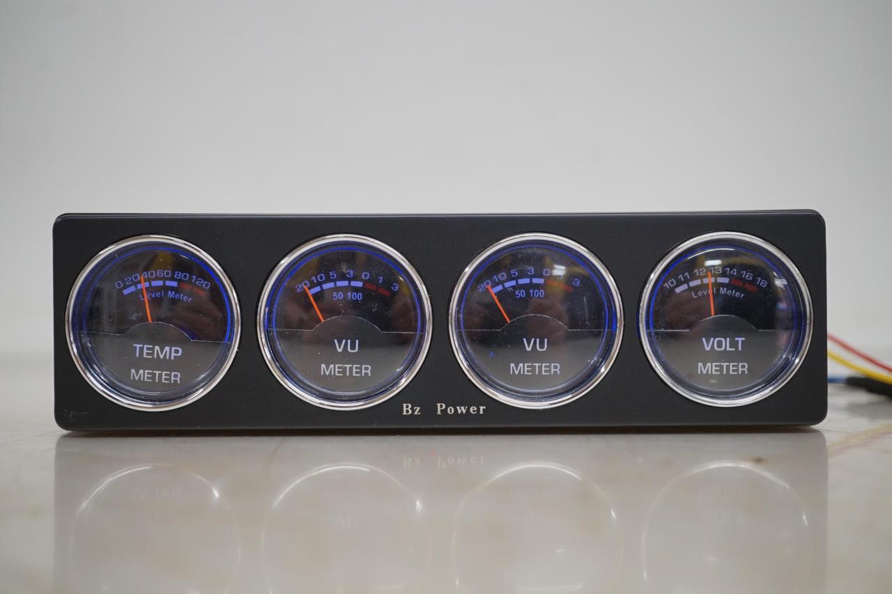1DIN
Quadruple audio
Meter
