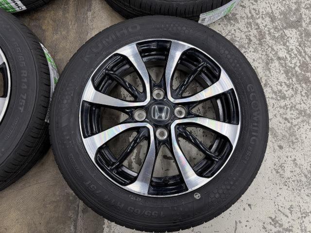 Honda
JF3 / JF4
N-BOX
Custom
Original wheel
+
KUMHO (Kumho)
ECOWING
ES31
155 / 65R14
75T