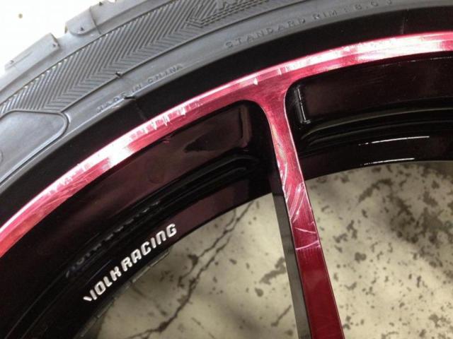 RAYS VOLK RACING G025 (限定色ボルドーレッドクリア) + KENDA(ケンダ) KR20 225/40R18 92H