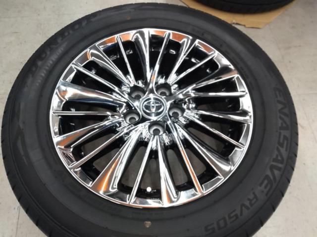 30系アルファード/ヴェルファイア エグゼクティブラウンジ 純正アルミホイール+DUNLOP ENASAVE RV505 225/60R17 99H