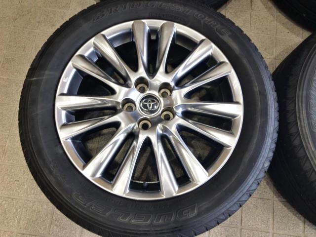 TOYOTA 60系ハリアー プレミアム純正ホイール + BRIDGESTONE DUELER H/L