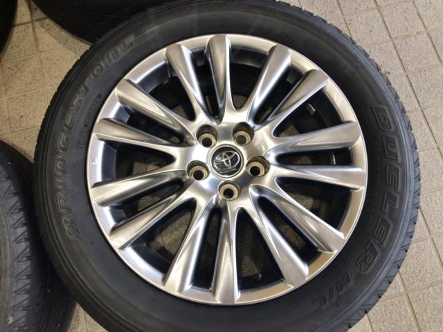 TOYOTA 60系ハリアー プレミアム純正ホイール + BRIDGESTONE DUELER H/L
