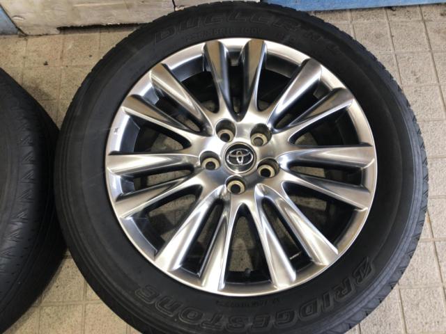 TOYOTA 60系ハリアー プレミアム純正ホイール + BRIDGESTONE DUELER H/L