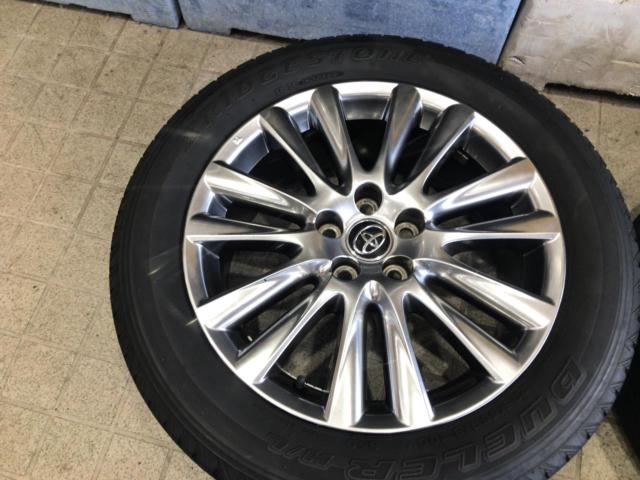 TOYOTA 60系ハリアー プレミアム純正ホイール + BRIDGESTONE DUELER H/L