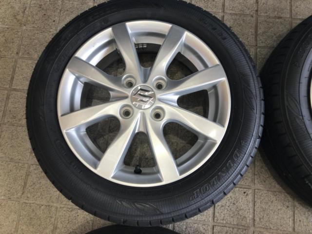 SUZUKI MH34S ワゴンR 純正ホイール + DUNLOP ENASAVE EC300+ + GOODYEAR EfficientGrip ECO EG02