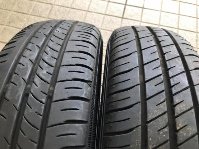 SUZUKI MH34S ワゴンR 純正ホイール + DUNLOP ENASAVE EC300+ + GOODYEAR EfficientGrip ECO EG02