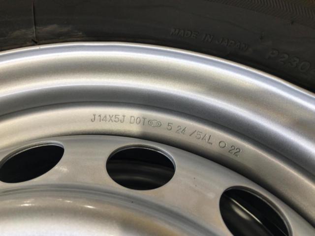 TOYOTA プロボックス 純正スチールホイール + BRIDGESTONE BLIZZAK VL10A