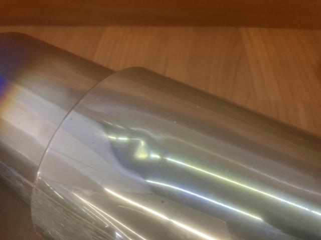 チタン調デュアルマフラーカッター