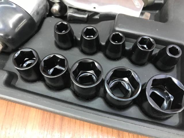 Air impact wrench set 1/2 sq