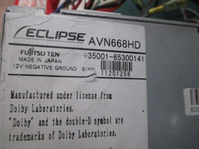 ECLIPSEAVN668HD
Full-segment TV / DVD / CD / HDD