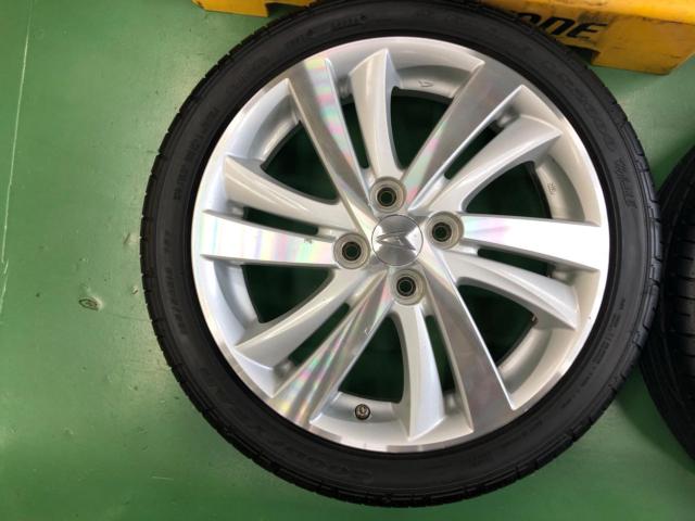 【ダイハツ純正】LA100S ムーヴ純正アルミホイール+【GOODYEAR】(グッドイヤー)LS2000HBⅡ