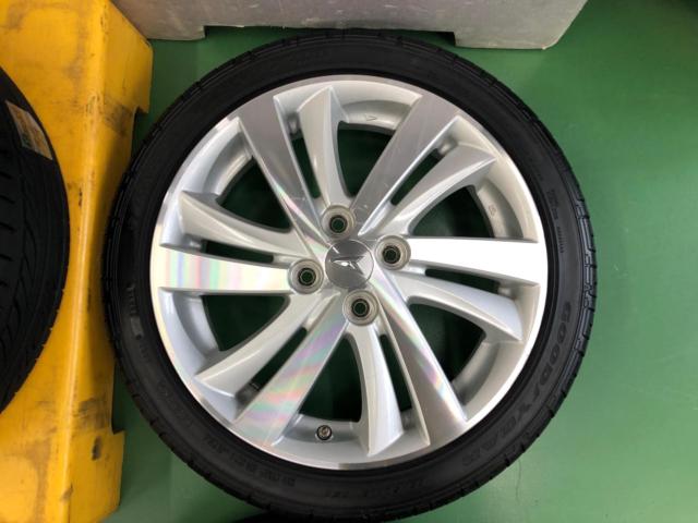 【ダイハツ純正】LA100S ムーヴ純正アルミホイール+【GOODYEAR】(グッドイヤー)LS2000HBⅡ