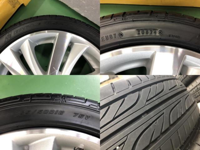 【ダイハツ純正】LA100S ムーヴ純正アルミホイール+【GOODYEAR】(グッドイヤー)LS2000HBⅡ