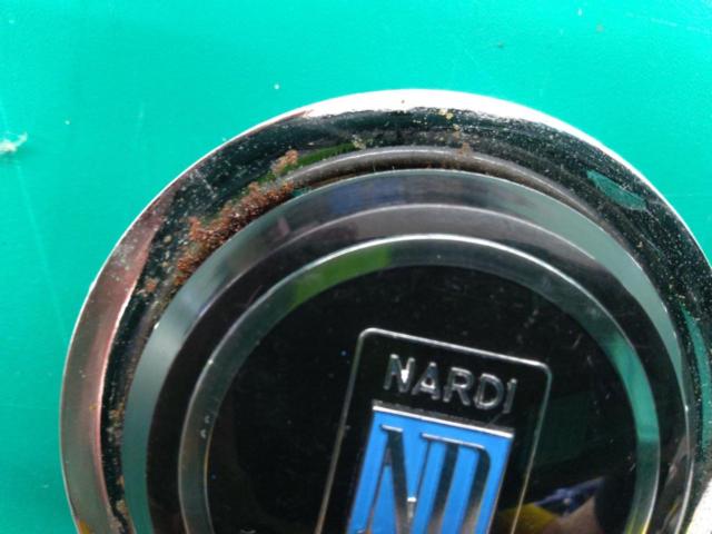 NARDI horn button (no trumpet mark, original item)
