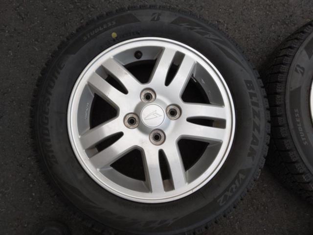 【ダイハツ純正】 ダイハツ + 【BRIDGESTONE】 BLIZZAK VRX2 165/65R14