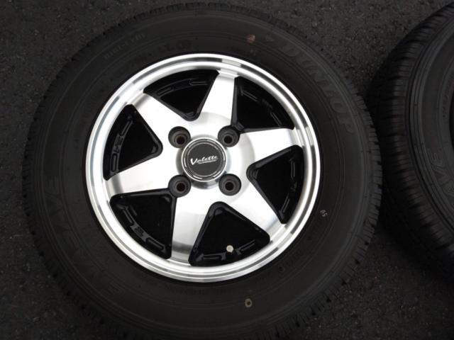 【HOT STUFF】Valette  ANKRAY 4.0-12 + DUNLOPENASAVE VAN01 145/80R12