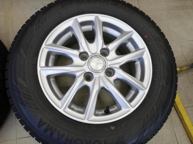 GRASS
Twin 5-spoke + YOKOHAMA
IG 60
155 / 80R13