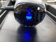 メーカー不明 LED機能付きクリスタルシフトノブ