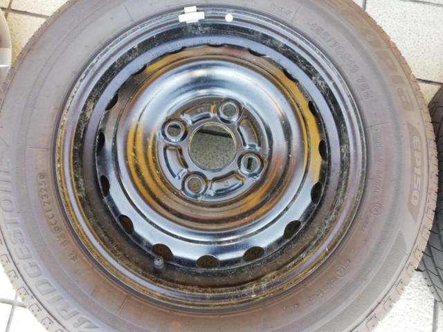 Daihatsu genuine
Mira e:S genuine steel wheels + BRIDGESTONE
Ecopia
EP150
155 / 70R13
