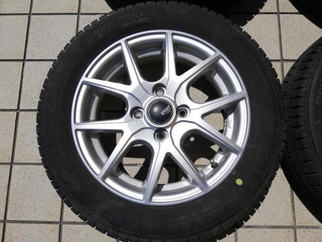 SPORT DAISY スポークホイール + 【BRIDGESTONE】VRX3 155/65R14 2024年製造