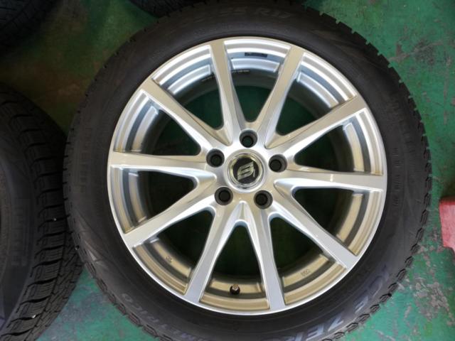 S 10本スポーク  + PIRELLI ICE ZERO ASIMMETRICO 205/55R17