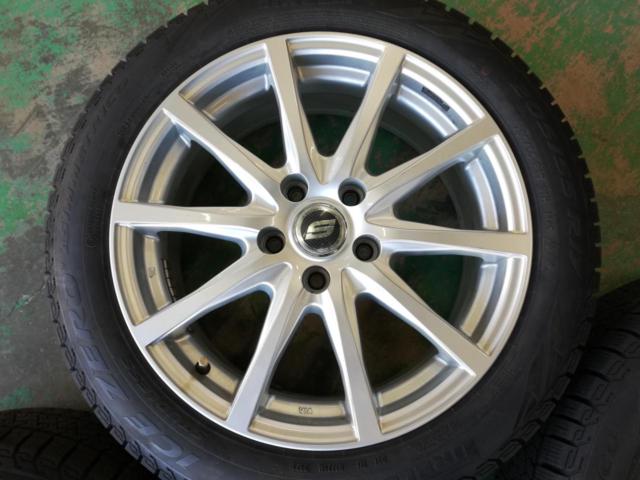 S 10本スポーク  + PIRELLI ICE ZERO ASIMMETRICO 205/55R17