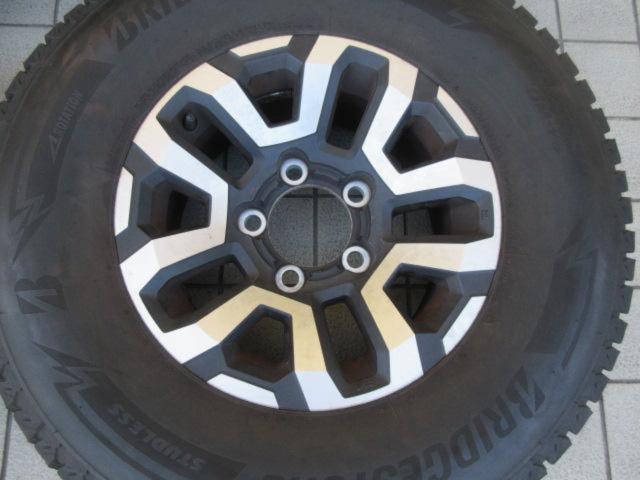 【トヨタ純正】TOYOTA 70系ランドクルーザー 再復刻版純正ホイール +【BRIDGESTONE】DM-V3