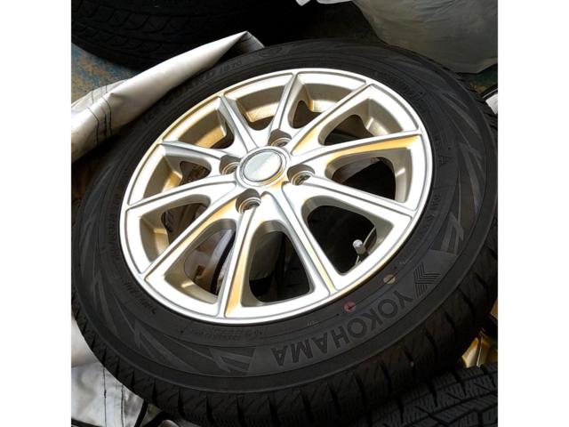 【BRIDGESTONE(ブリヂストン)】ECO FORME(エコフォルム) 10本スポークホイール+【YOKOHAMA】 iceGUARD iG70