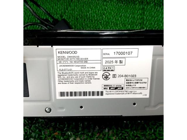 【KENWOOD】 DMX5523S 6.8インチディスプレイオーディオ Apple CarPlay / Android Autoワイヤレスミラーリング対応 2024年モデル