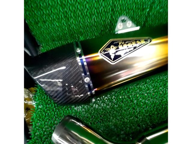 ★未使用品★【R’s gear】リアルスペック チタンフルエキゾースト チタンドラッグブルー GSX-S1000