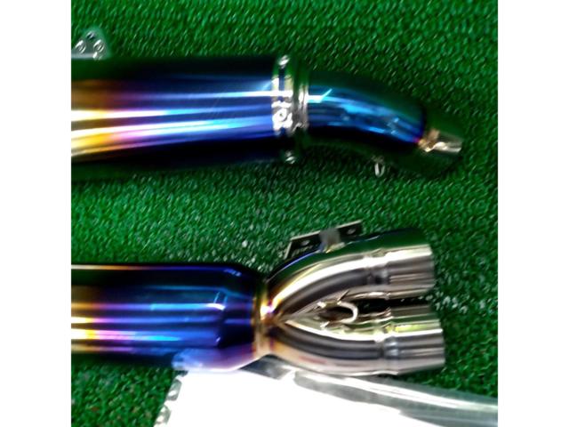 ★未使用品★【R’s gear】リアルスペック チタンフルエキゾースト チタンドラッグブルー GSX-S1000
