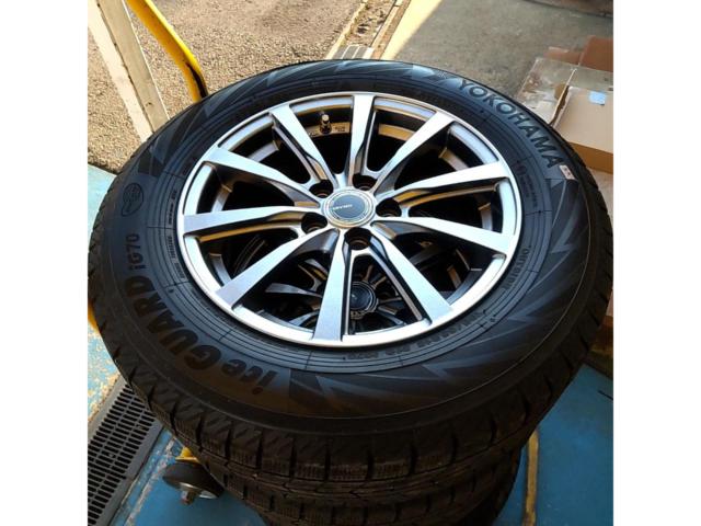 GRASS 10本スポークホイール+YOKOHAMA iceGUARD iG70