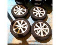 【日産純正】 NISSAN デイズルークス純正ホイール+【DUNLOP】ENASAVE EC204