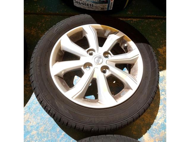 【日産純正】 NISSAN デイズルークス純正ホイール+【DUNLOP】ENASAVE EC204