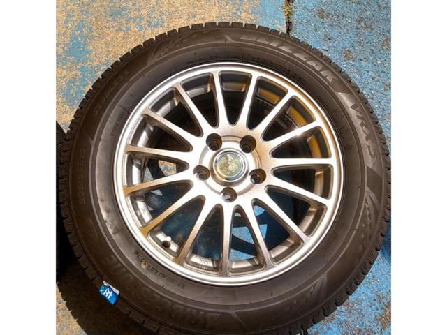 BRIDGESTONE ECOFORME スポークホイール+【BRIDGESTONE】BLIZZAK VRX3
