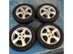 ★使い切りに!★【DUNLOP(ダンロップ)】9本スポークホイール+BRIDGESTONE BLIZZAK VRX3