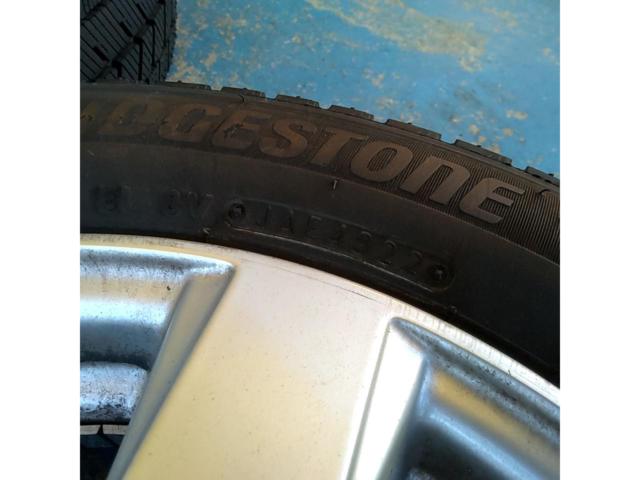 ★使い切りに!★【DUNLOP(ダンロップ)】9本スポークホイール+BRIDGESTONE BLIZZAK VRX3