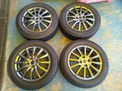 【BRIDGESTONE(ブリヂストン)】BALMINUM(バルミナ) 12本スポークホイール+【GOODYEAR】ICENAVI7 175/65R15 2024年製造