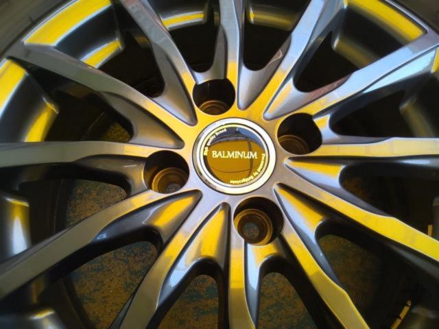 【BRIDGESTONE(ブリヂストン)】BALMINUM(バルミナ) 12本スポークホイール+【GOODYEAR】ICENAVI7 175/65R15 2024年製造