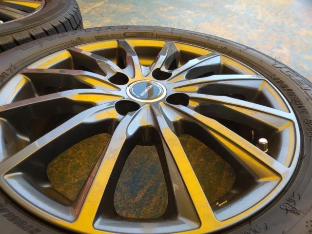 【BRIDGESTONE(ブリヂストン)】BALMINUM(バルミナ) 12本スポークホイール+【GOODYEAR】ICENAVI7 175/65R15 2024年製造