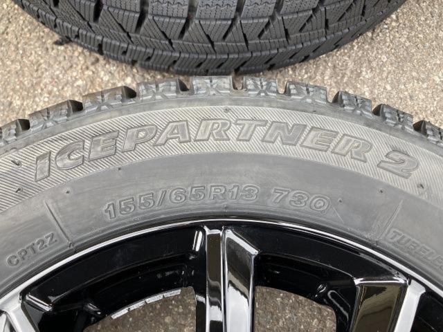 BRIDGESTONE PREO ツイン5スポーク+BRIDGESTONE ICE PARTNER 2