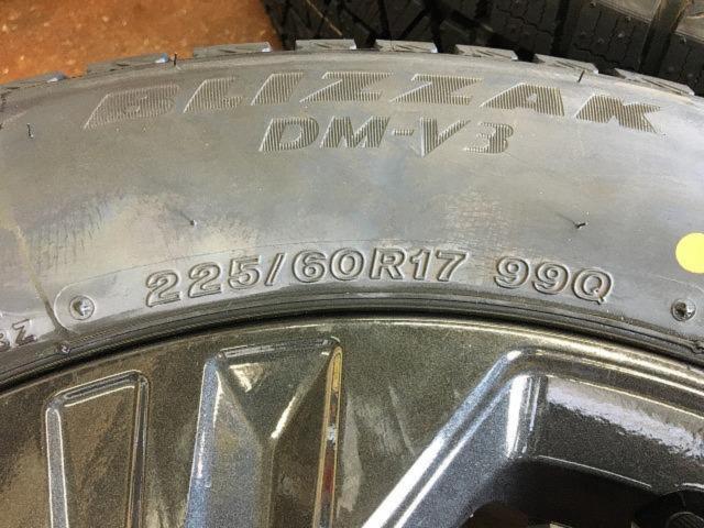 スバル純正  クロストレック(GU系)純正 アルミホイール  + BRIDGESTONE BLIZZAK DM-V3(新品未使用)