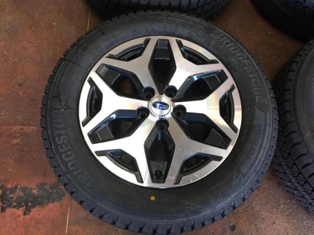 ☆未使用タイヤ☆ スバル純正(SUBARU)  SK系 フォレスター純正 + BRIDGESTONE(ブリヂストン) BLIZZAK DM-V3 225/60-17